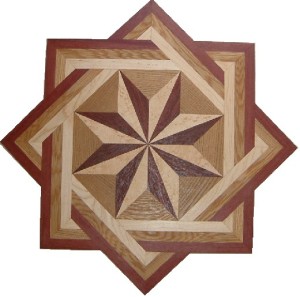 hardwood floor medallion